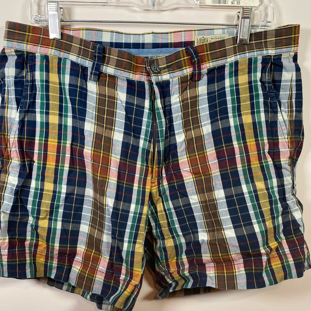 Men’s Polo Plaid Shorts
